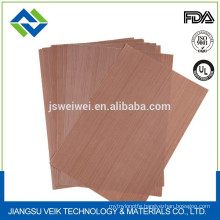 Factory custom 0.1mm thickness home depot brown teflon sheet